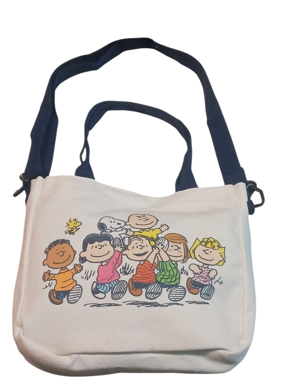 Peanuts - Ladies Medium Size Crossbody/Hand bag Snoopy & The Whole Peanut Gang,